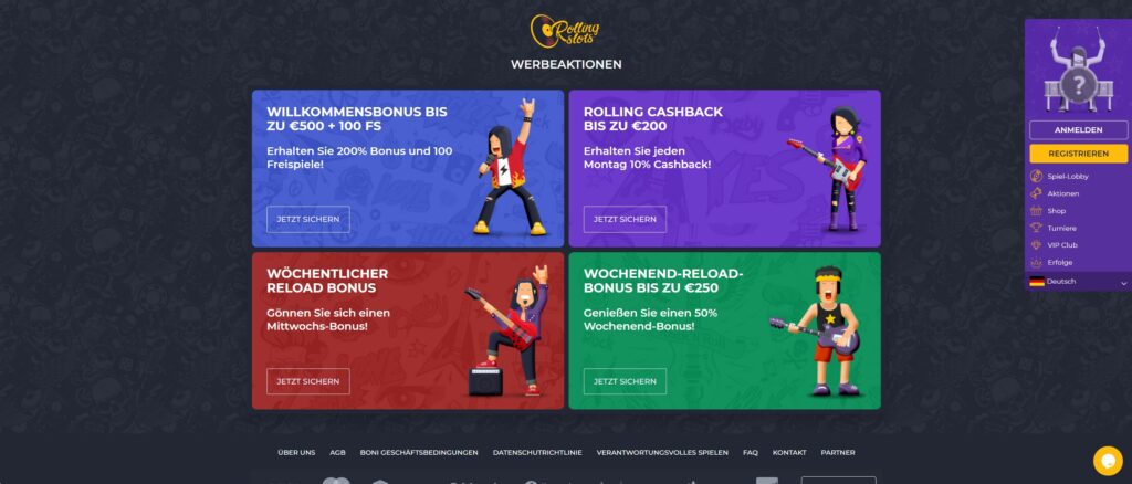 rollingslots online casinos
