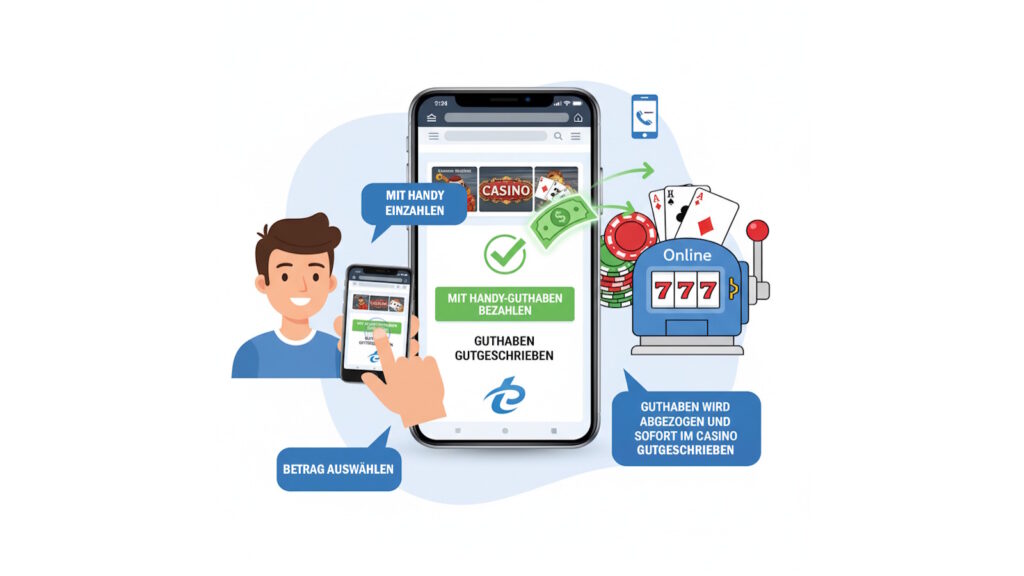 Einzahlen im Handy Online Casino